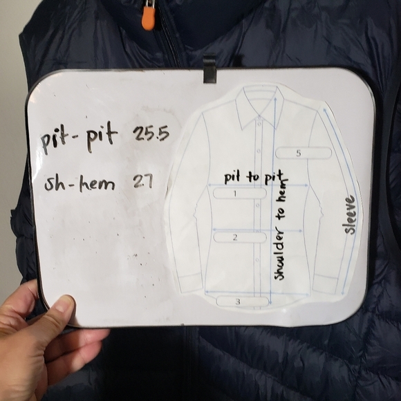 Save The Duck Nolan Ultra Light Navy Blue Puffer Vest Size large - Picture 13 of 13